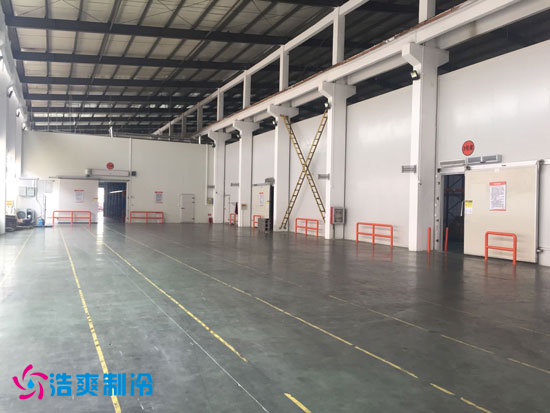 图为天使之橙橙子保鲜库月台实拍图